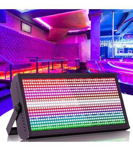 Amazon.co.jp: ZonQoonz 768LED ステージライト 舞台照明 DJライト
